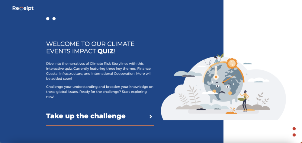 Climate Risk Storylines interactive quiz