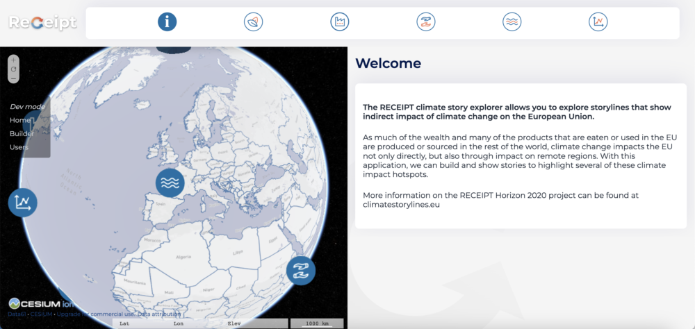Climate Impact Stories visualiser